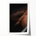 Rustic Wall Art - Close-Up Horse Mane & Coat, Farmhouse Decor Print