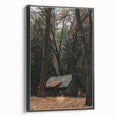 Rustic Wall Art - Cabin in the Woods, Farmhouse Decor, Cozy Nature Print