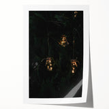 Rustic Jar Lights Wall Art - Fairy Lights in Mason Jars for Cozy Decor