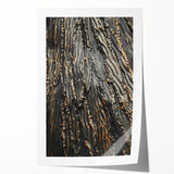 Rustic Textured Abstract Wall Art – Farmhouse Decor with Wood Finish