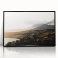 Rustic Countryside Landscape Wall Art – Rolling Hills and Mountain View