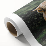 Highland Cows Rustic Wall Art – Farmhouse Nature-Inspired Decor Print