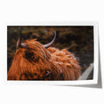 Highland Cow Rustic Wall Art - Farmhouse Decor for Cozy Countryside Homes