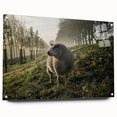 Misty Morning Sheep Rustic Wall Art - Farmhouse Country Decor