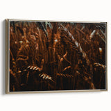 Moody Wheat Field Rustic Wall Art - Farmhouse Country Decor