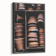 Vintage Clay Pots - Rustic Farmhouse Kitchen Art