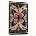 Scandinavian Butterfly Art | Nordic-Inspired Floral Wall Decor Print
