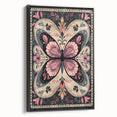 Scandinavian Butterfly Art | Nordic-Inspired Floral Wall Decor Print