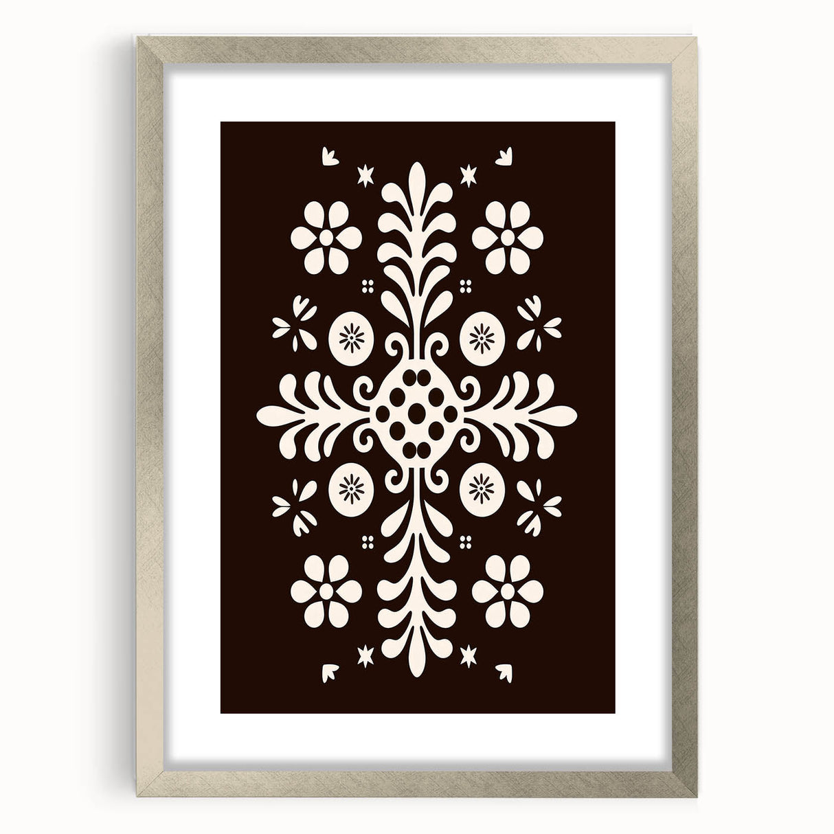 Minimalist Scandinavian Wall Decor | Nordic Floral Art Print | Hygge Style