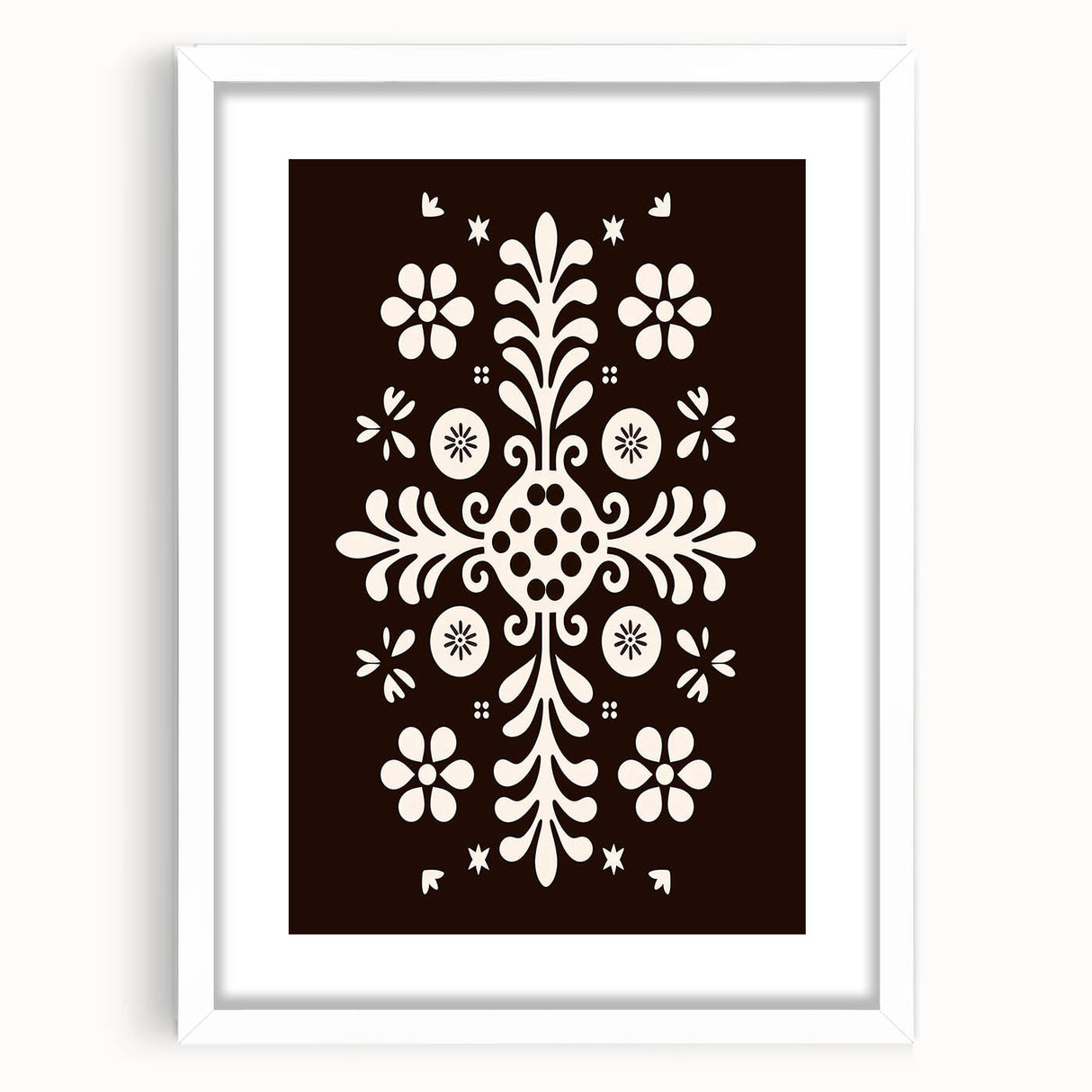 Minimalist Scandinavian Wall Decor | Nordic Floral Art Print | Hygge Style