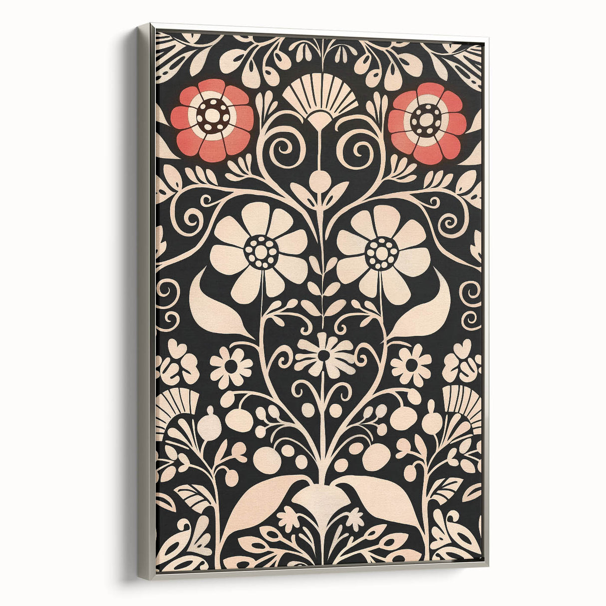 Scandinavian Wall Decor | Elegant Nordic Floral Art Print | Hygge Style