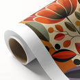 Scandinavian Wall Decor | Vibrant Floral Nordic Art Print | Hygge Style