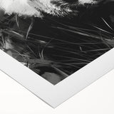 Rolled canvas showcasing a whimsical panda bear wall art design, featuring vibrant colors and playful elements, perfect for children's room decor.