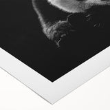 Colorful rolled canvas artwork featuring a playful panda bear design, ideal for children's room decor, showcasing vibrant colors and whimsical details for a cheerful atmosphere.