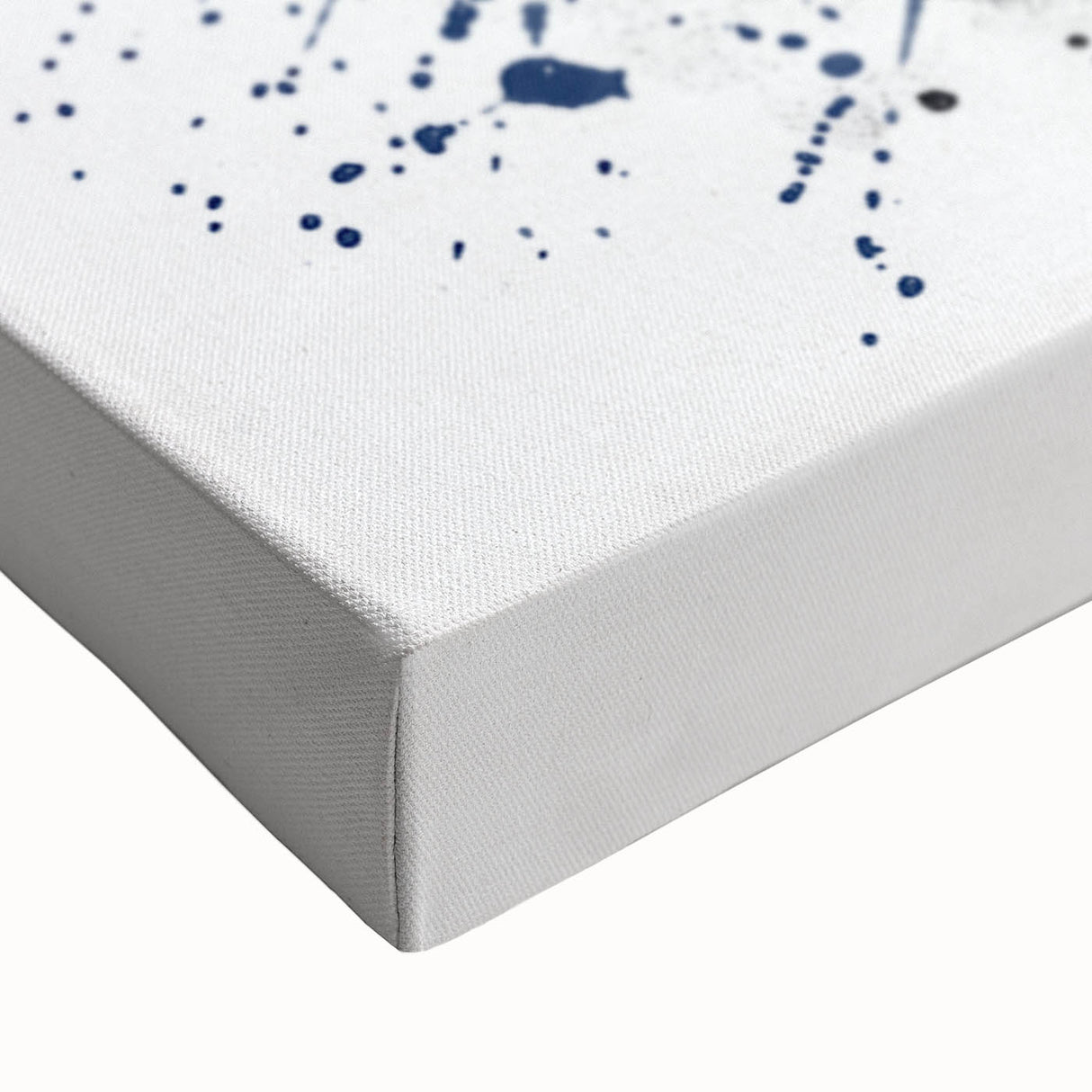 Close-up of a vibrant panda bear wall art design on stretched canvas, showcasing intricate details and rich colors, perfect for enhancing modern home decor.