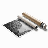 Polar bear wall art print showcasing a striking design with vivid colors and intricate details, rolled for easy display and perfect for enhancing Arctic-themed decor.
