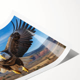 Vibrant rolled print of a bird-themed wall art collection showcasing intricate designs and colors, perfect for home decor or art enthusiasts.