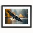 Framed wall art featuring an intricate design of various bird species in vibrant colors, set against a black background, perfect for enhancing home decor.