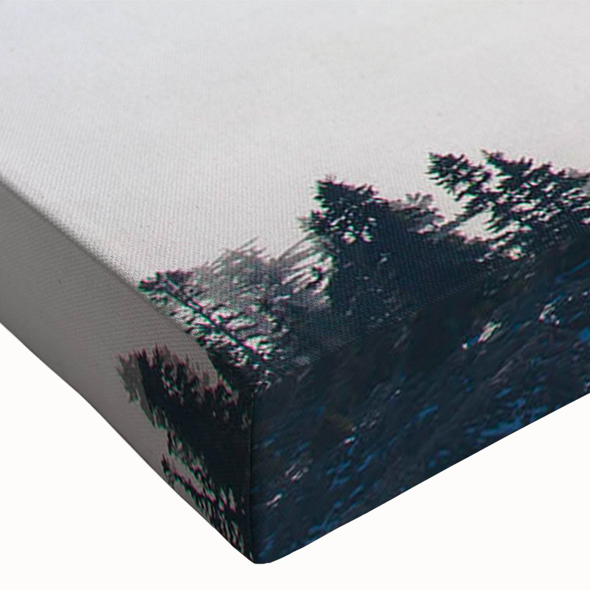 Close-up of a vibrant stretched canvas wall art piece featuring intricate birds of prey designs, showcasing rich colors and detailed textures, ideal for nature enthusiasts.