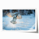 Vibrant wall art print showcasing a colorful design of various birds, perfect for home decor, rolled and ready for framing, enhancing any space with nature's beauty.