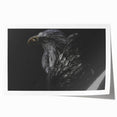 Rolled print of a vibrant bird-themed wall art design showcasing colorful illustrations of various birds, ideal for home decor, packaged securely in a cardboard tube.