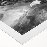 Rolled canvas artwork showcasing a vibrant birds of prey design, featuring intricate details and rich colors, ideal for enhancing home decor and interior aesthetics.