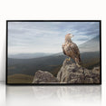Eagle on Mountain Peak - Majestic Birds of Prey Wall Art Landscape