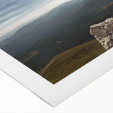 Eagle on Mountain Peak - Majestic Birds of Prey Wall Art Landscape