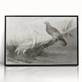Framed wall art featuring an elegant black crane design, showcasing intricate details and a modern aesthetic, perfect for enhancing home decor.