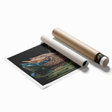 Colorful duck-themed wall art collection print showcasing vibrant illustrations of various duck species, rolled for easy display and shipping. Ideal for nature enthusiasts and home decor.