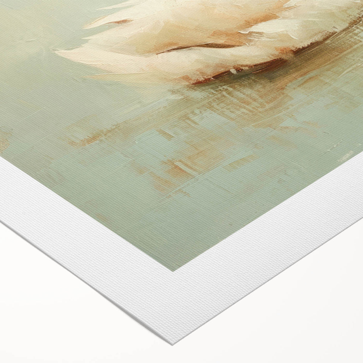 Colorful rolled canvas wall art featuring a whimsical duck design, showcasing vibrant hues and playful patterns, perfect for adding charm to any space.