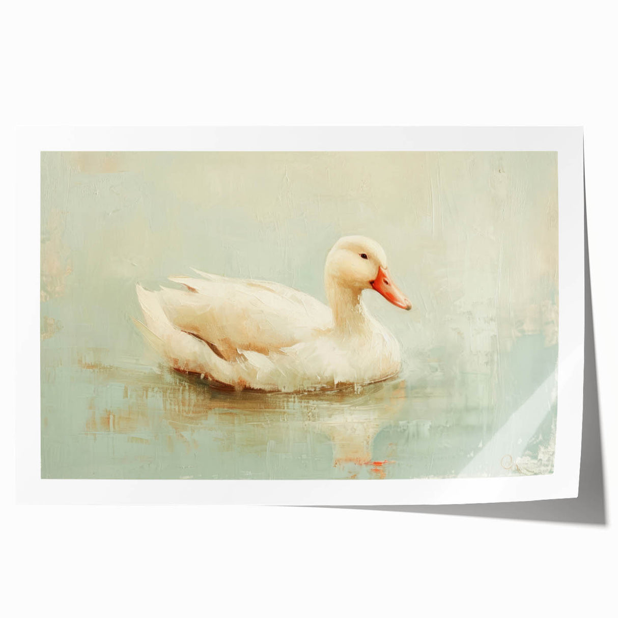 Colorful duck-themed wall art print featuring vibrant illustrations of various duck species, designed to enhance home decor with a playful nature vibe.