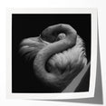 Flamingo wall art design in vibrant pinks with a glossy finish, showcasing tropical aesthetics and perfect for modern home decor. Ideal for adding a pop of color to living spaces.