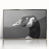 Framed wall art collection featuring elegant goose designs in silver acrylic, showcasing a contemporary aesthetic ideal for modern home decor.
