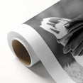 Rolled canvas showcasing a vibrant goose design in a contemporary style, ideal for home decor, presented in a protective cardboard tube for safe shipping. Perfect for nature lovers and art enthusiasts.
