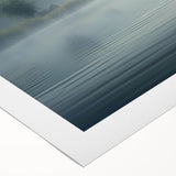 Elegant rolled canvas artwork featuring a heron and egret design in serene pastel colors, ideal for enhancing home decor with nature-inspired aesthetics, packaged securely in a cardboard tube.