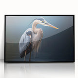 Framed wall art collection featuring elegant heron and egret designs in black acrylic, showcasing intricate details and a modern aesthetic, perfect for enhancing home decor.