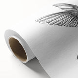 Vibrant rolled canvas featuring a detailed hummingbird design in a colorful palette, perfect for adding a lively touch to home decor. Packaged securely in a protective cardboard tube for easy storage and display.