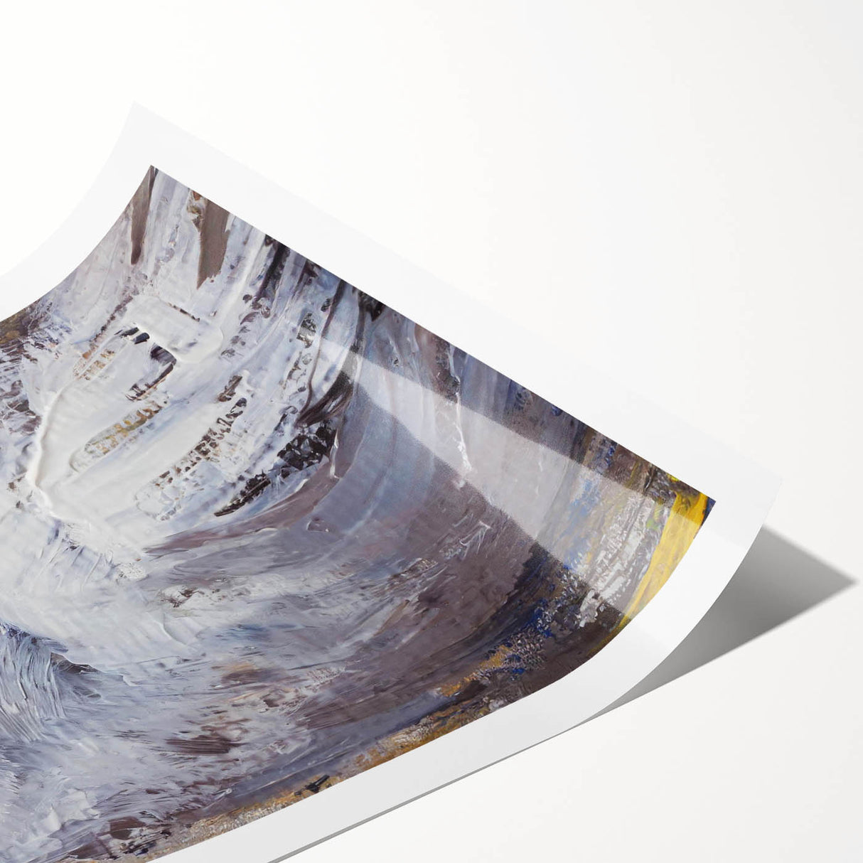 Rolled print showcasing a detailed owl design in vibrant colors, perfect for nature-themed decor, packaged securely for easy display and protection.