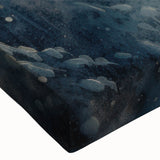 Close-up of a stretched canvas featuring a whimsical owl design in vibrant colors, ideal for children's room decor, showcasing detailed textures and artistic elements.