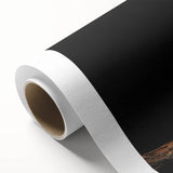 Vibrant rolled canvas featuring a colorful parrot design, showcasing intricate feather details and a tropical theme, perfect for home decor.