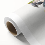 Vibrant rolled canvas showcasing a colorful collection of parrot wall art, featuring intricate details and bright hues, ideal for enhancing home decor.