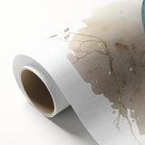 Vibrant rolled canvas featuring a tropical bird design, showcasing colorful parrots and exotic foliage, ideal for enhancing home decor with a lively, nature-inspired aesthetic.