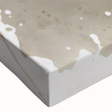 Close-up of a vibrant tropical birds wall art design on stretched canvas, showcasing intricate details and vivid colors, perfect for enhancing any room decor.