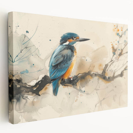 Tropical bird wall art collection showcasing vibrant colors and intricate designs on stretched canvas, ideal for adding a touch of nature to home decor.