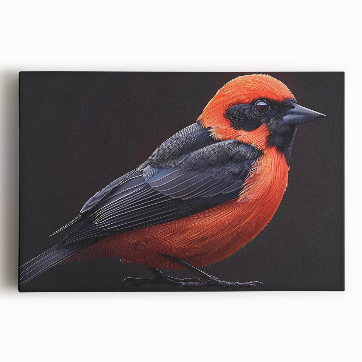 Vibrant tropical birds wall art collection on stretched canvas, showcasing colorful avian designs and lush foliage, perfect for enhancing home decor.