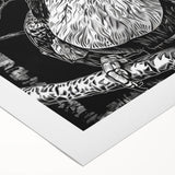 Tropical birds wall art design on rolled canvas, showcasing vibrant colors and intricate details, perfect for enhancing home decor with a lively touch.