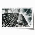 Black and white abstract floral design on a rolled print, ideal for art wall dining room or bathroom decor.