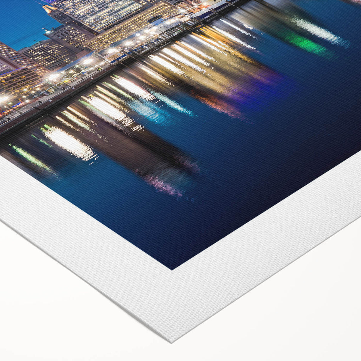 Vibrant Baltimore Skyline Art - Colorful Cityscape Wall Decor