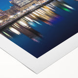 Vibrant Baltimore Skyline Art - Colorful Cityscape Wall Decor